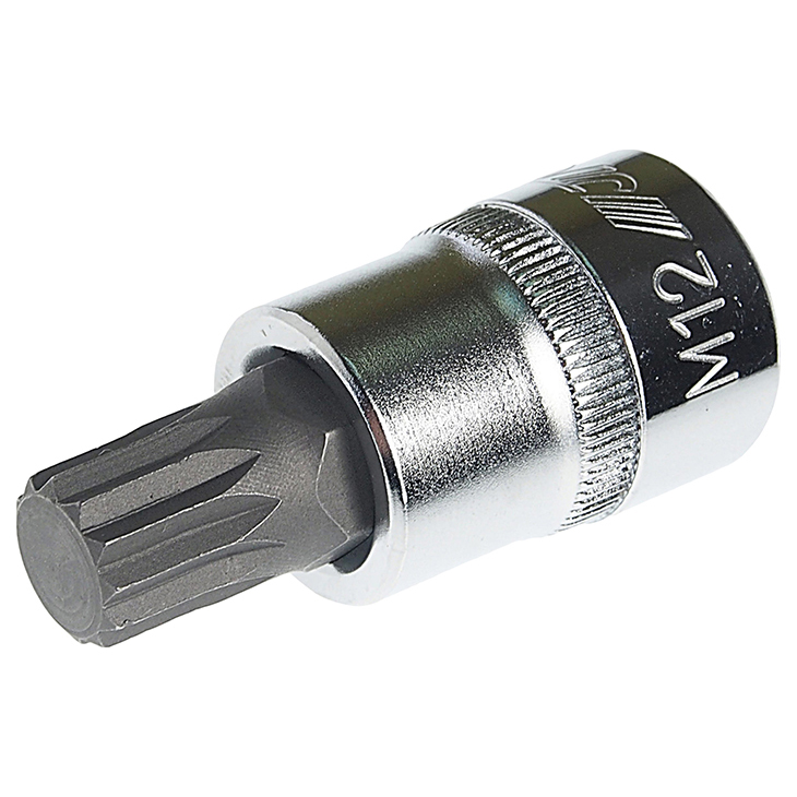 

JTC Головка с насадкой SPLINE 3/8" х М12, длина 48мм 34512