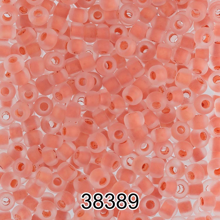 

Бисер Preciosa круглый 5 10/0, 2,3 мм, 500 г, цвет 38389 оранжевый матовый