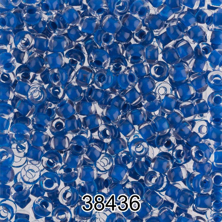 

Бисер Preciosa круглый 5 10/0, 2,3 мм, 500 г, цвет 38436 синий