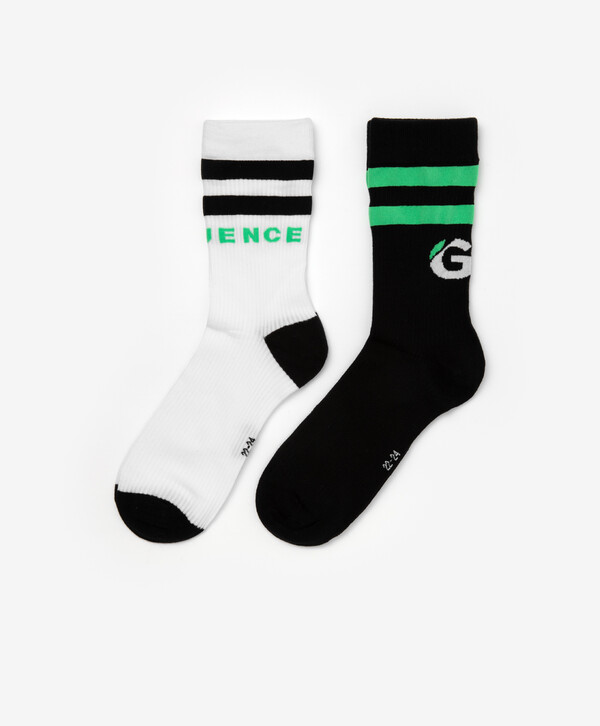 

Носки высокие с рисунком мультицвет для девочки Gulliver, 22-24, 22409GJC8503, Разноцветный, 22409GJC8503