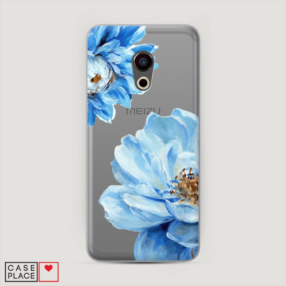 

Чехол Awog "Голубые клематисы" для Meizu Pro 6