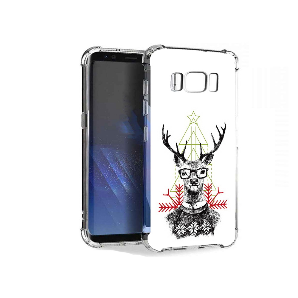 

Чехол MyPads Tocco для Samsung Galaxy S8+ умный олень, Tocco