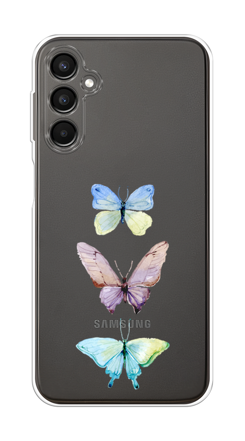 

Чехол Homey на Samsung Galaxy A24 "Акварельные бабочки", Бирюзовый;розовый, 2108050-1