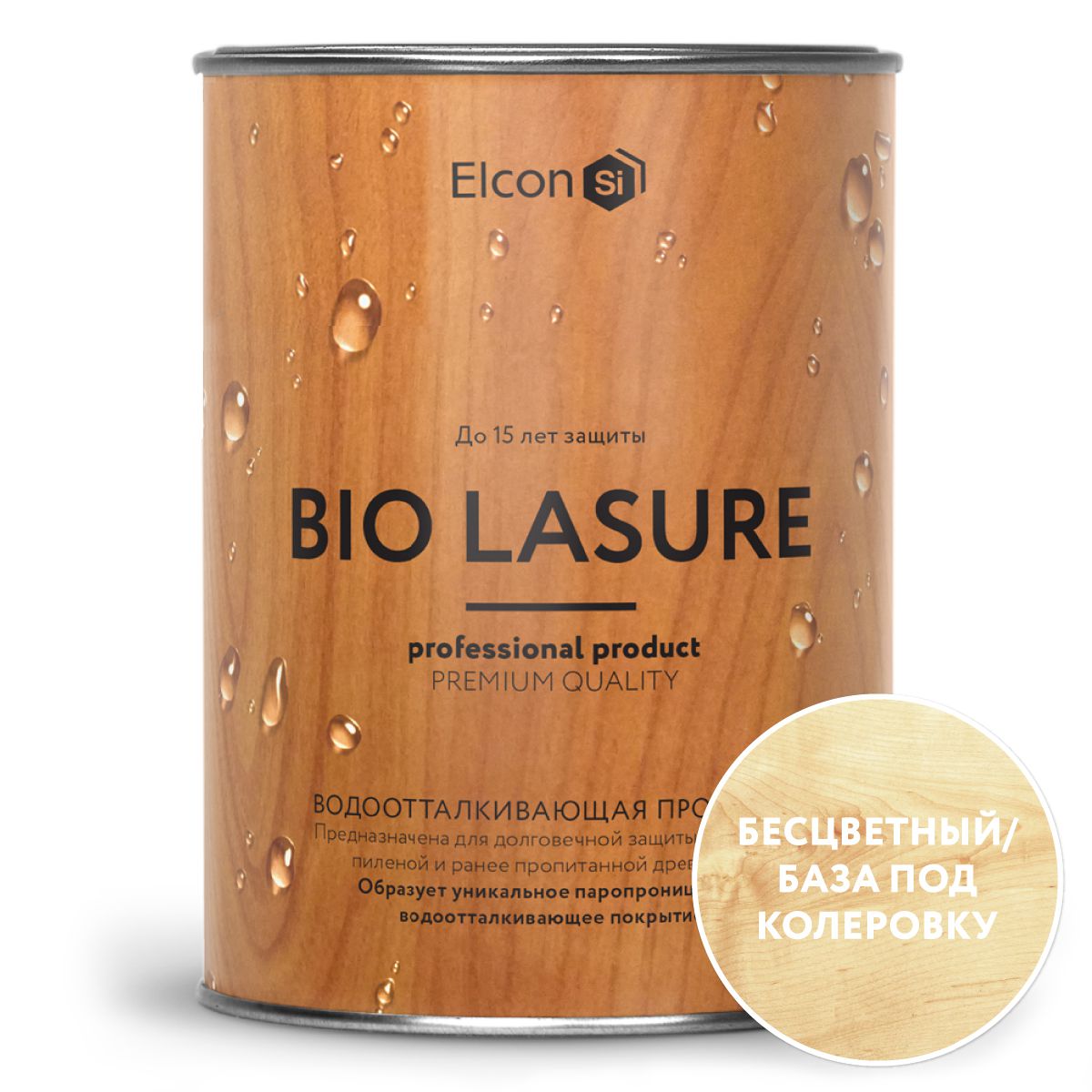 Elcon Бесцветная пропитка-антисептик Bio Lasure 0,9 л. 00-00461939