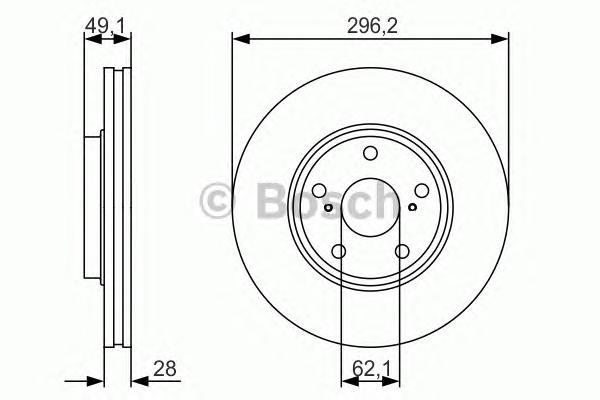 

Диск Тормозной Передний Lexus Rx300 3.0 00-03 Bosch 0986479r28