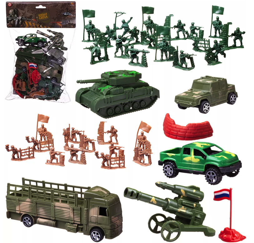 фото Игровой набор abtoys боевая сила 38 предметов junfa toys