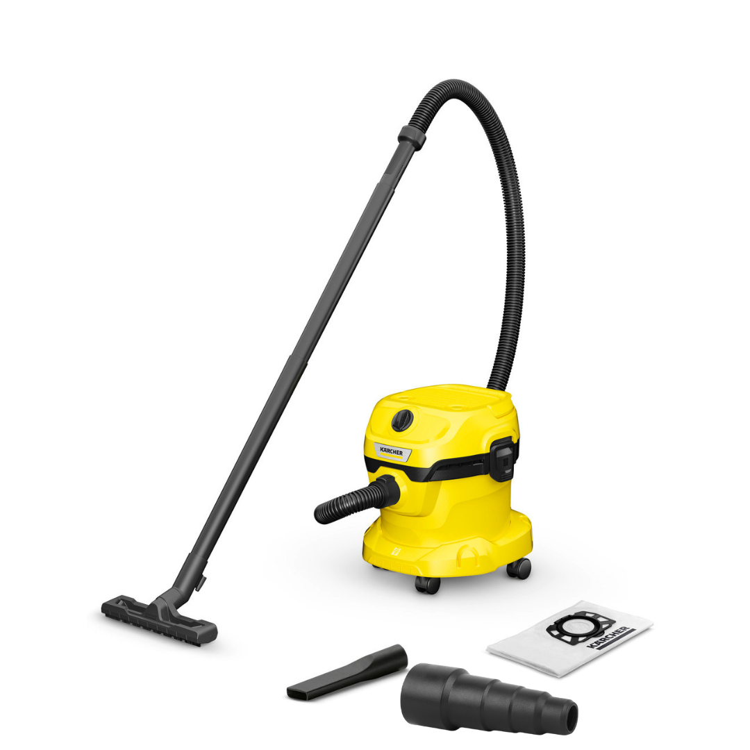 Хозяйственный пылесос KARCHER WD 2 PLUS V-12/4/18+переходник 5 ступеней 23-50мм