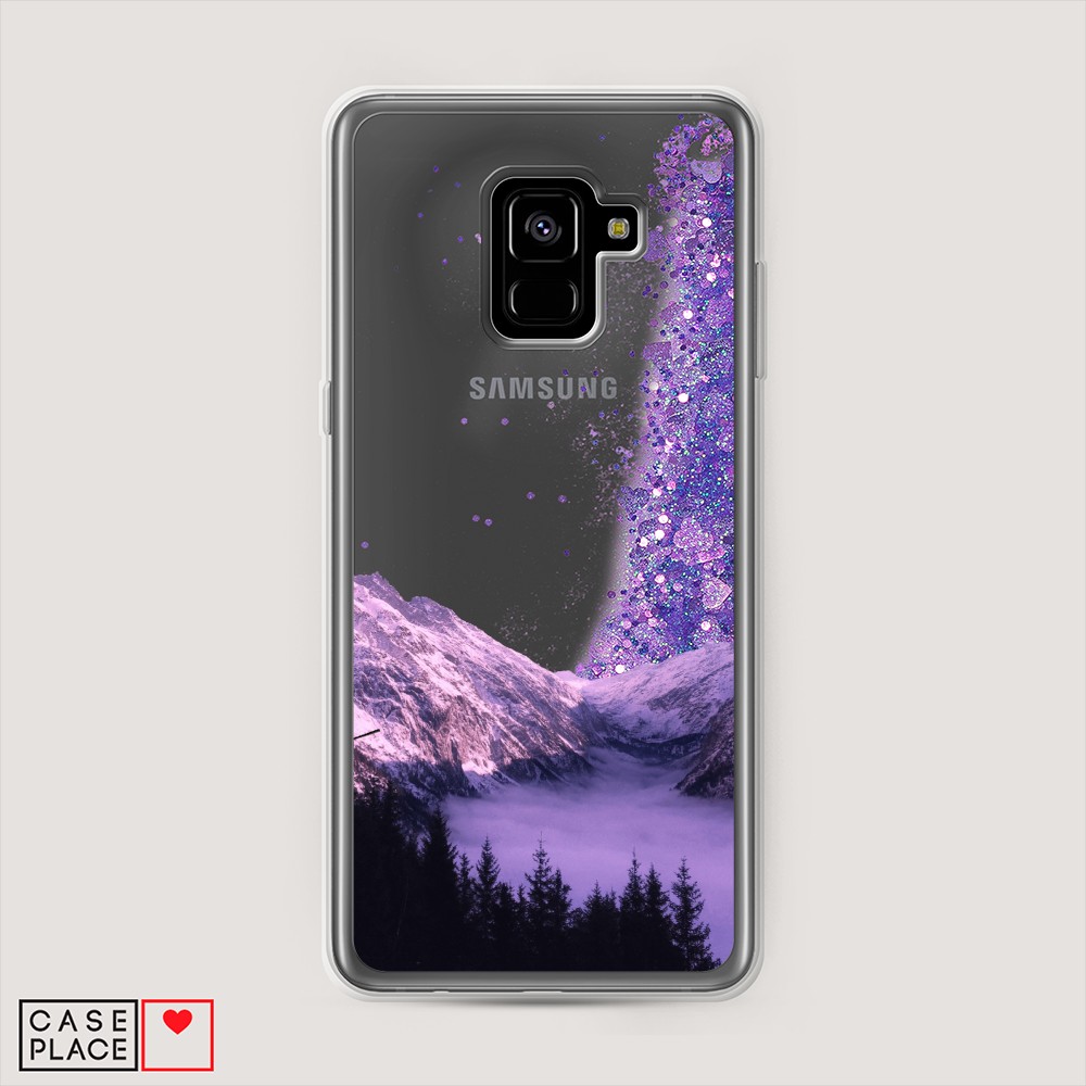 

Чехол Awog на Samsung Galaxy A8 Plus "Горный туман", Разноцветный, 25592-1