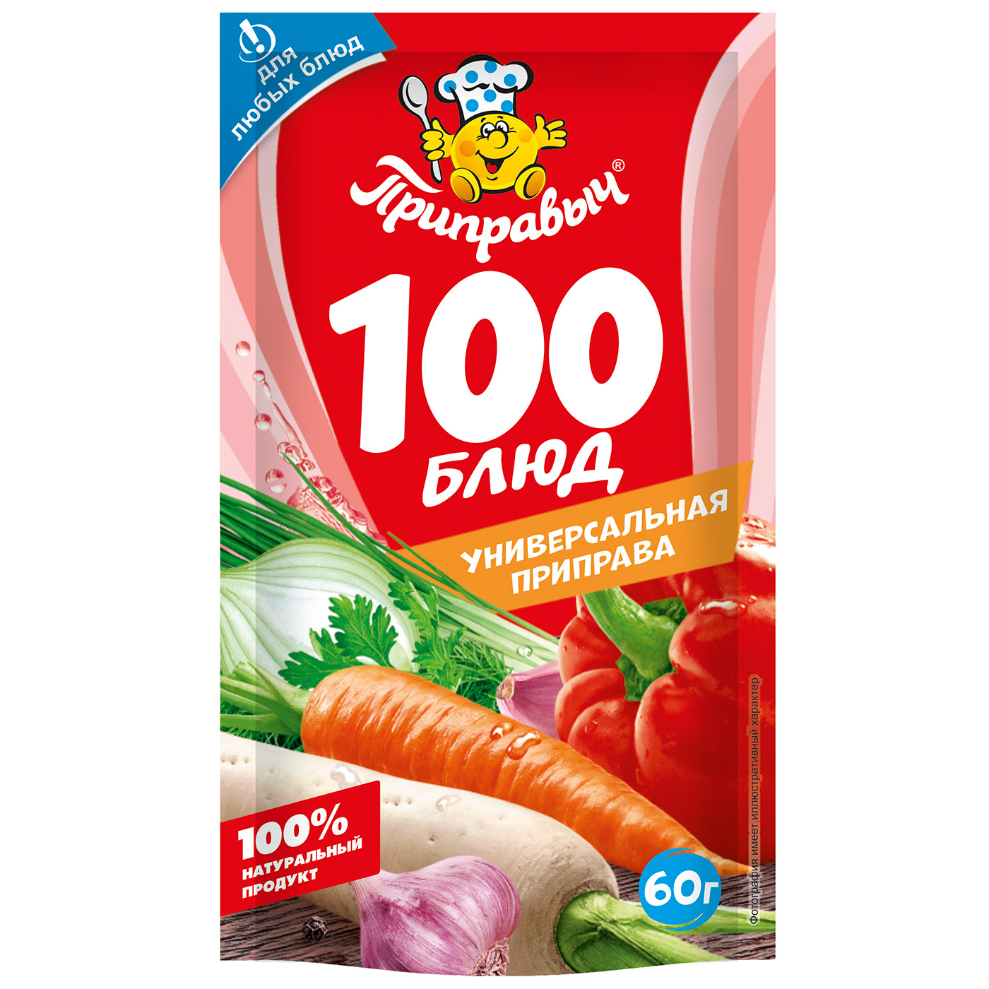 

Приправа универсальная Приправыч 100 блюд 60 г