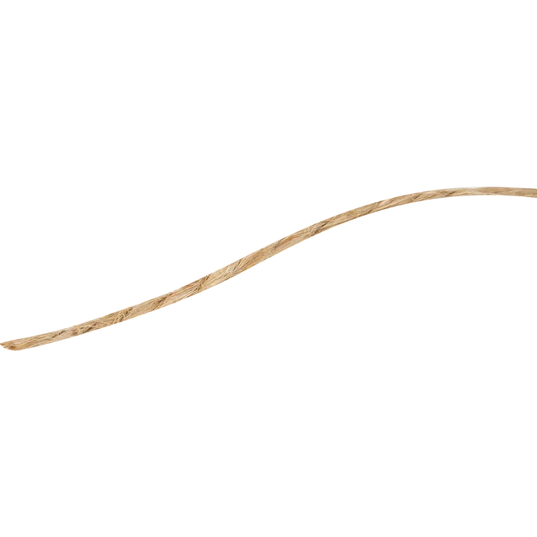 Шпагат джутовый 1.8 мм цвет коричневый, 100 м/уп. шпагат для подвязки растений 50 м джут greengo