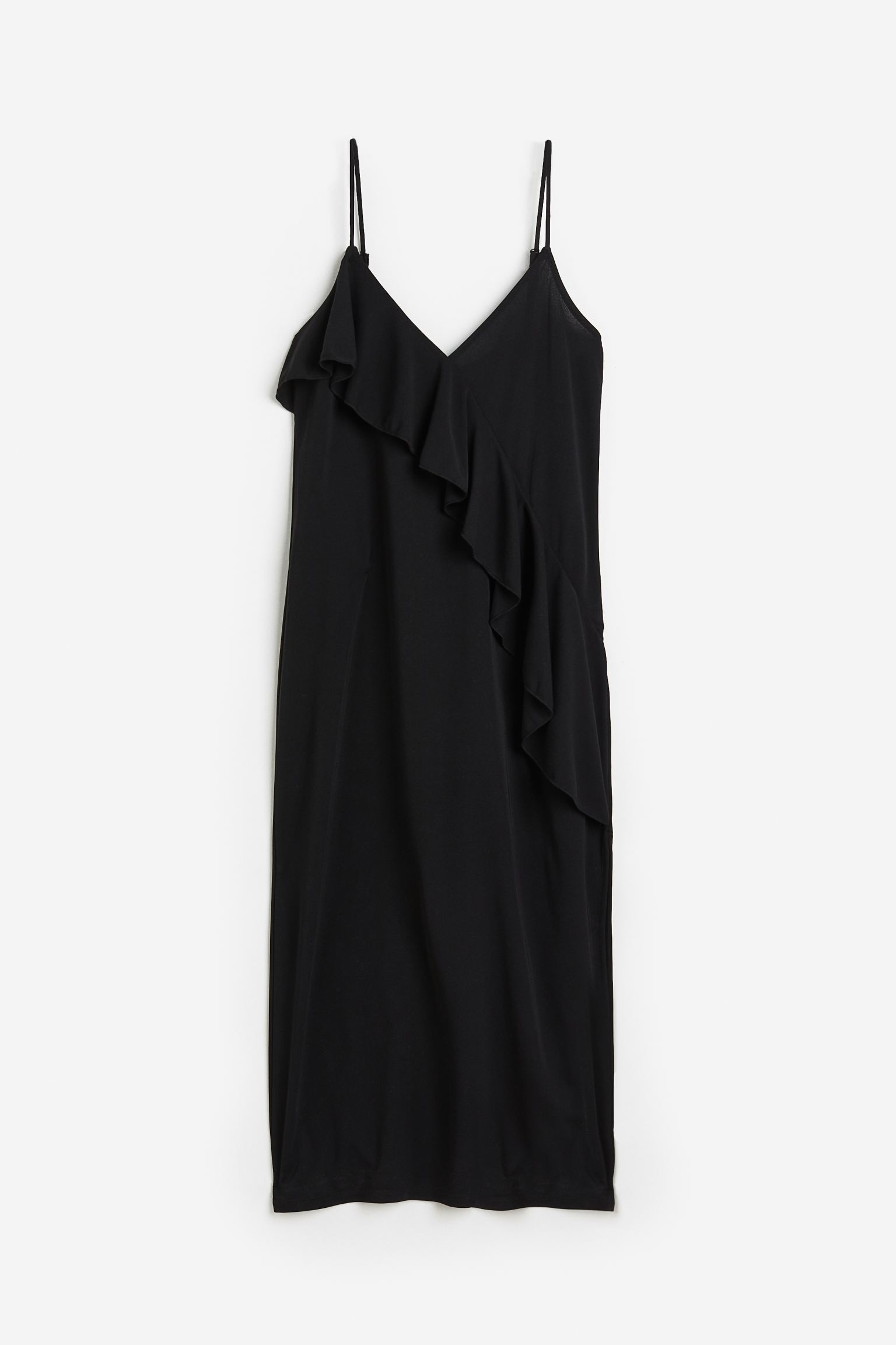 

Платье женское H&M 1182370001 черное 2XL, Черный, 1182370001