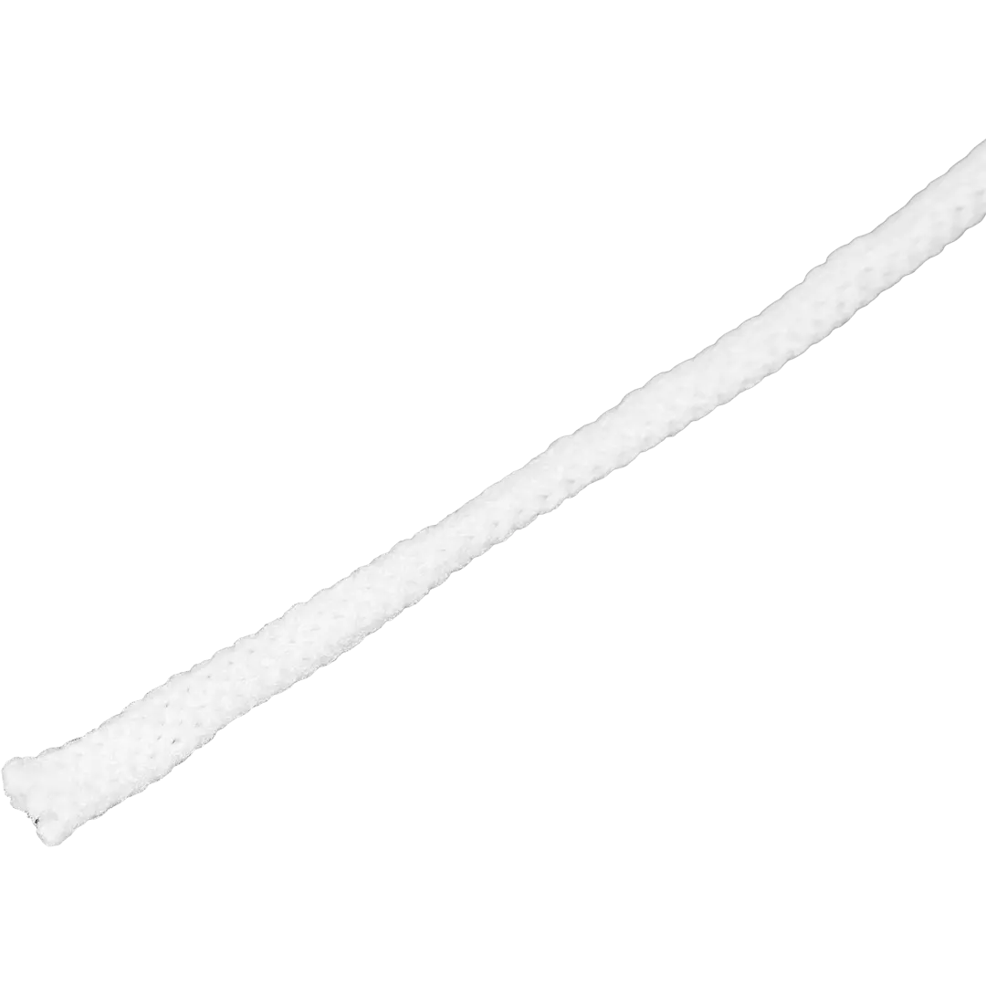 Веревка полипропиленовая 6 мм цвет белый, 10 м/уп.