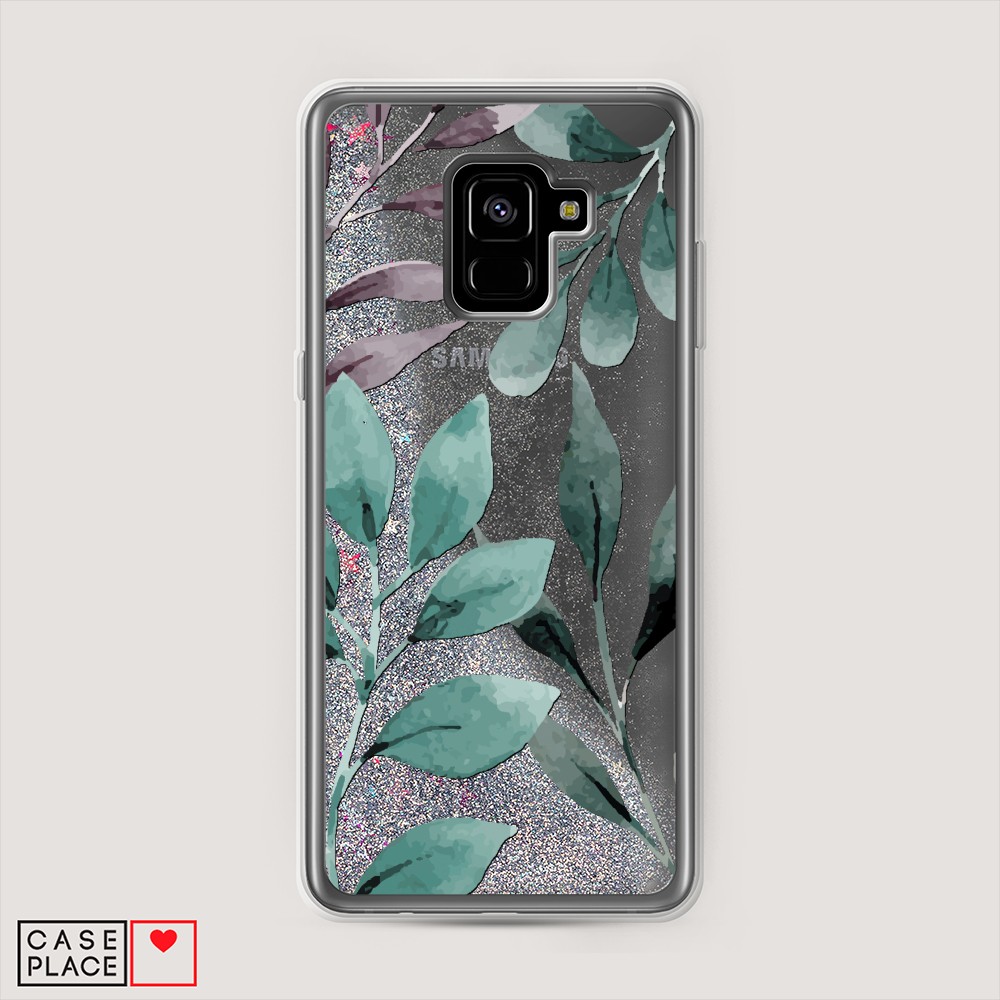 

Чехол Awog "Листы цветов" на Samsung Galaxy A8 Plus, 25591-1