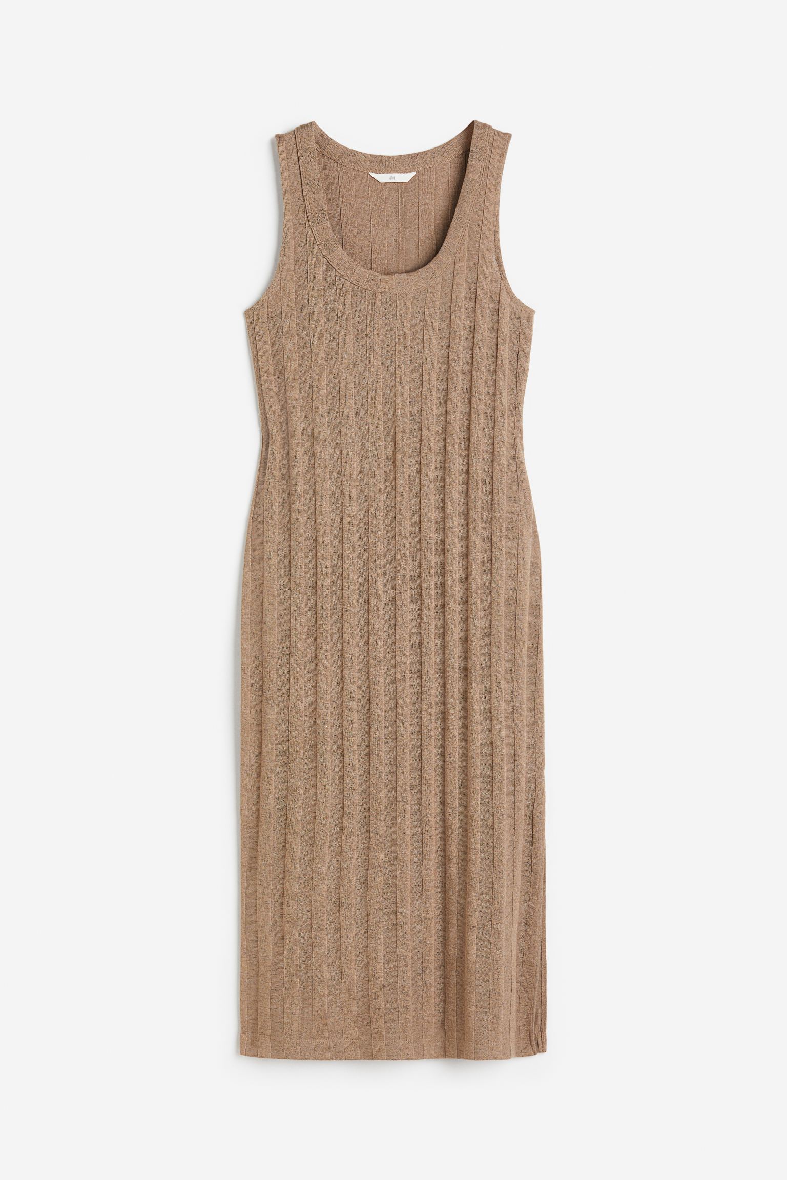

Платье женское H&M 1182650001 бежевое XL, Бежевый, 1182650001