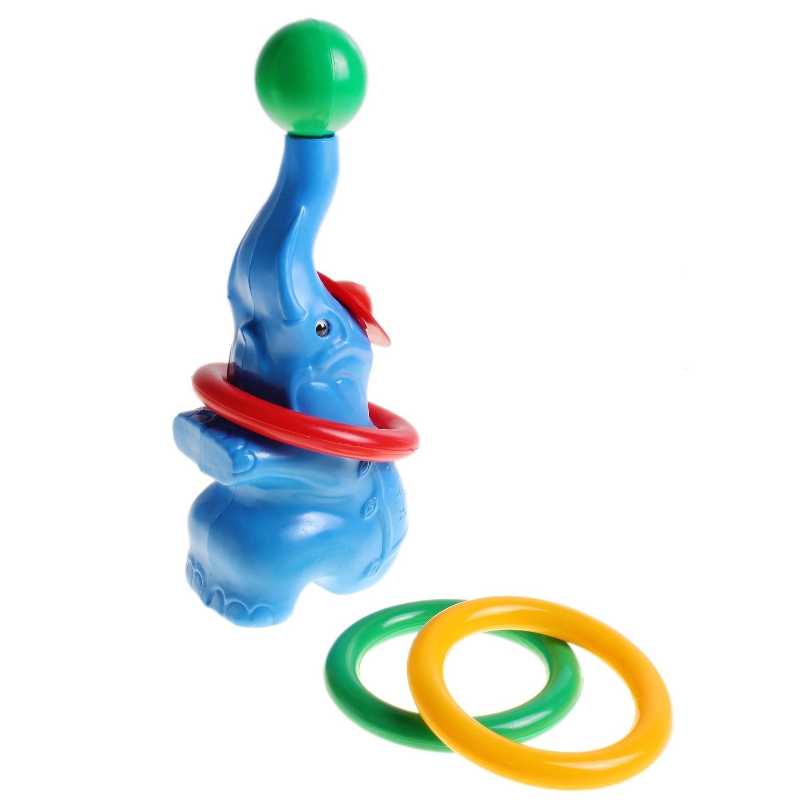 

Игрушка пластмассовая кольцеброс Слон, HEMAR