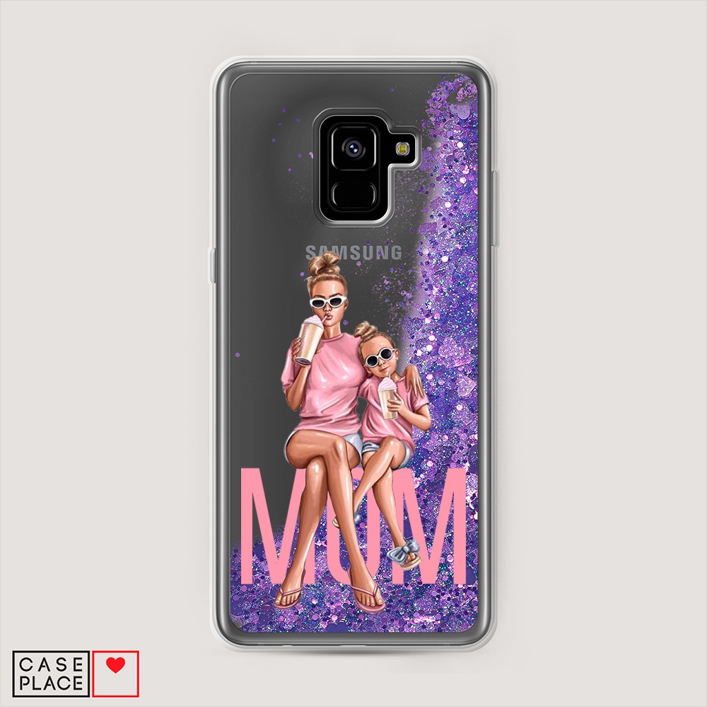 

Чехол Awog на Samsung Galaxy A8 Plus "Lovely mom", Разноцветный, 25592-1