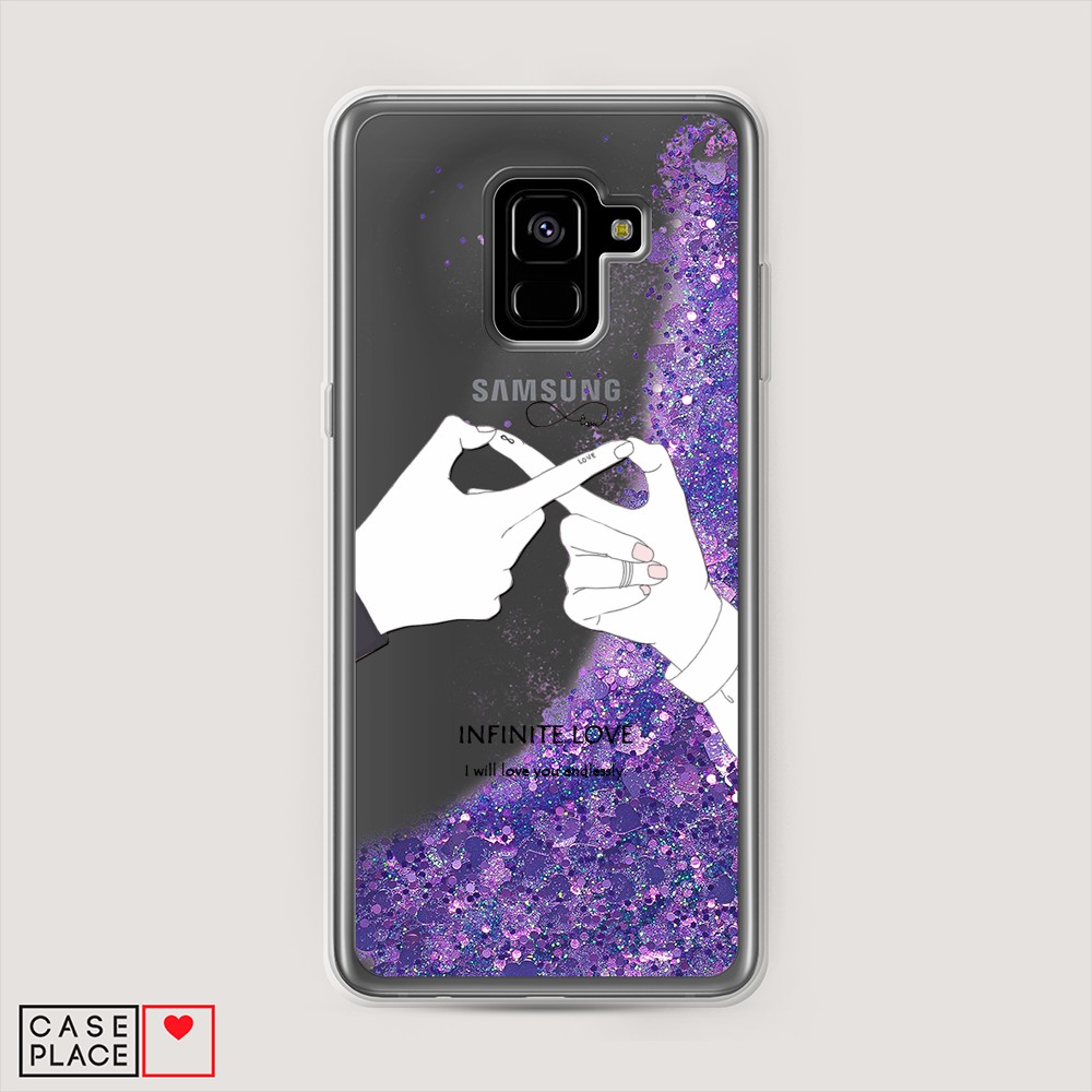 

Чехол Awog на Samsung Galaxy A8 Plus "Любовь навсегда", Разноцветный, 25592-1