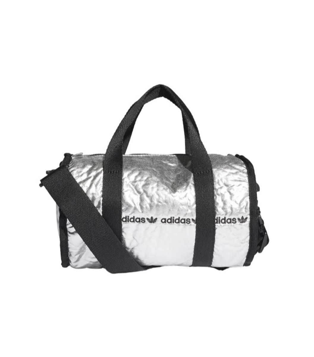 

Дорожная сумка мужская Adidas Mini Duffle Bag In Silver, серый, Mini Duffle Bag In Silver