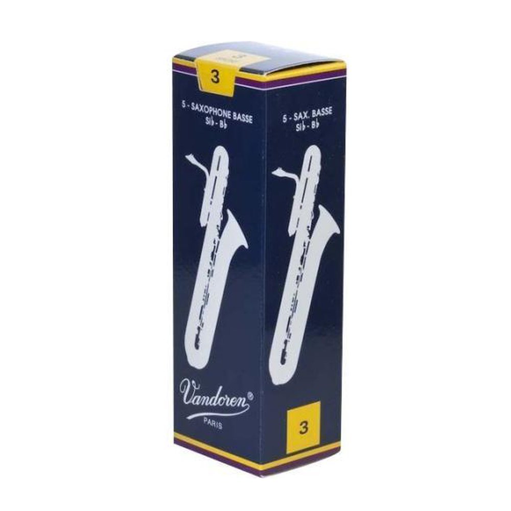 

Vandoren Sr-253 - Трость для саксофона бас (№ 3), серия Traditional, упаковка 5 штук
