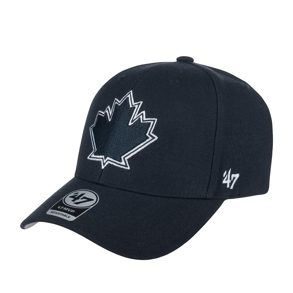 Бейсболка унисекс 47 BRAND B-MVP26WBV Toronto Blue Jays MLB темно-синяя, one size