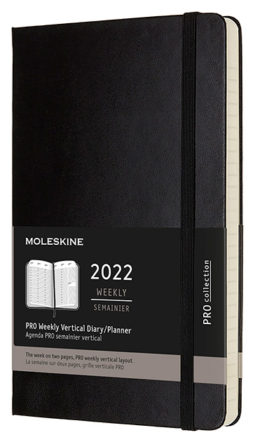 Еженедельник Moleskine Classic Large MOL-384712 13х21 см черная