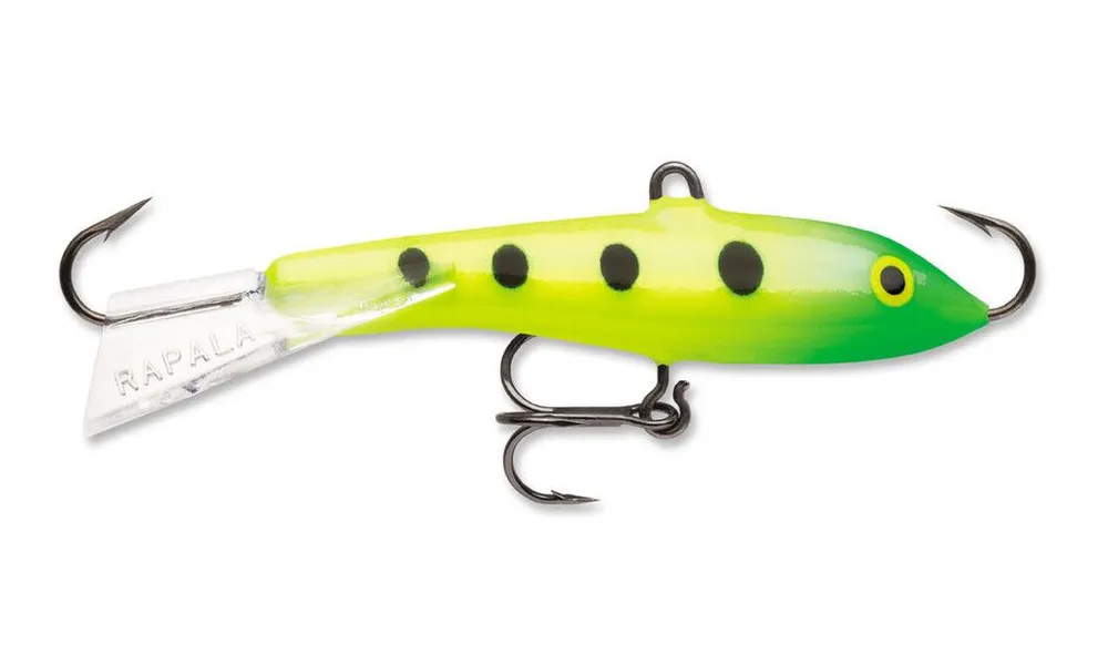 

Балансир Rapala Jigging Rap 02GSLM, 2см, 4 г, Зеленый;желтый, Jigging Rap