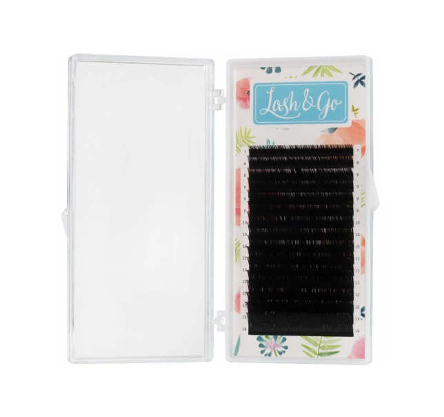 

Ресницы Lash&Go C 0.15 13 мм 16 линий, Черный