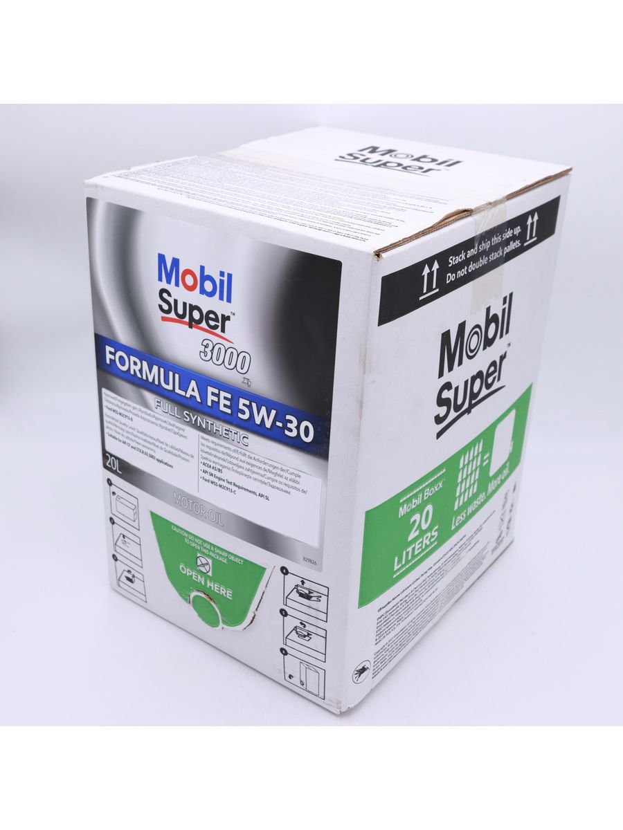 

Моторное масло Mobil Super 3000X1 Formula FE, 5W30, BAG-IN-BOX 20л