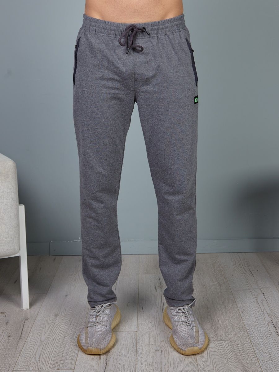 Спортивные брюки мужские HBS 8023 серые XL