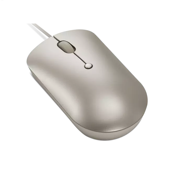 

Проводная мышь Lenovo золотистый (GY51D20879)