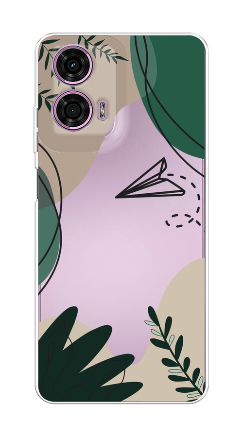 

Чехол на Motorola Moto G24 "Secret Garden", Зеленый;бежевый;черный, 243850-1
