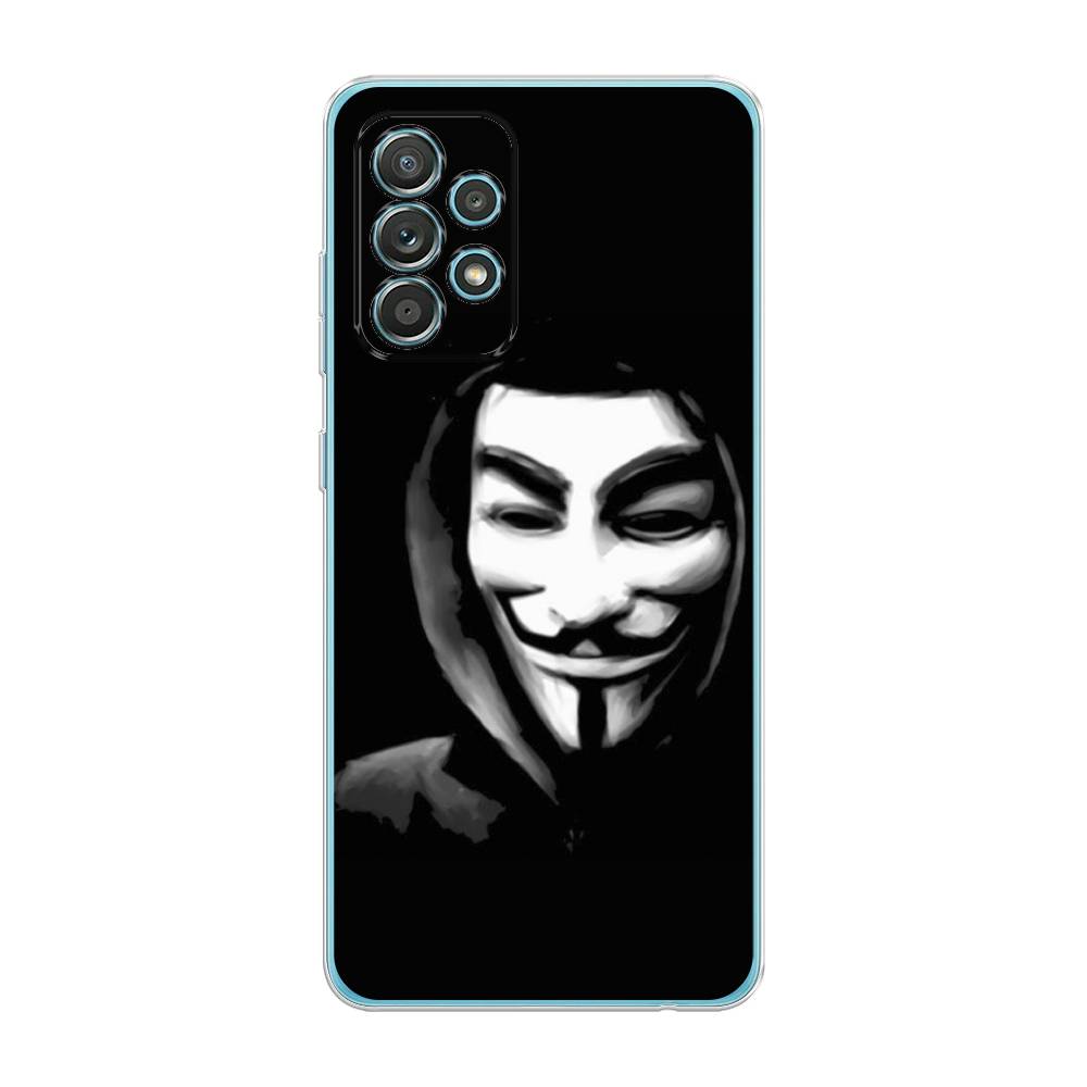 

Чехол Awog на Samsung Galaxy A33 5G / Самсунг A33 5G "Анонимус", Черный;серый;белый, 2104450-5