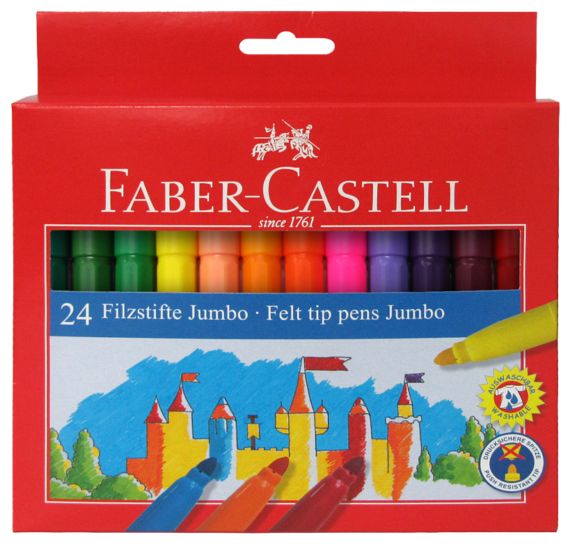 Набор фломастеров Faber-castell Jumbo 24 шт