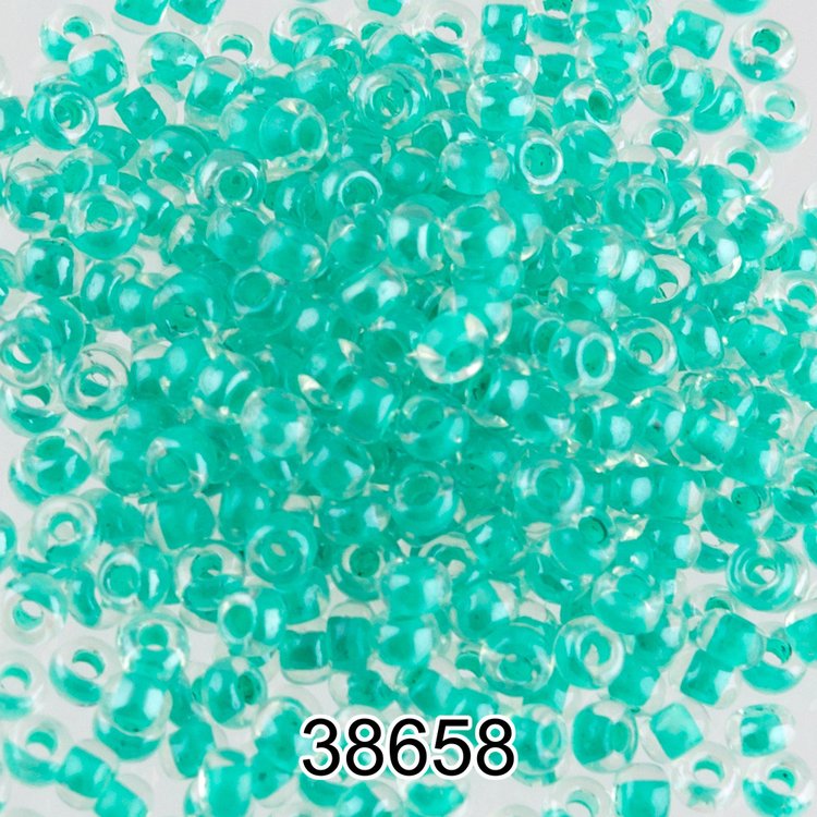 

Бисер Preciosa круглый 5 10/0, 2,3 мм, 500 г, цвет 38658 зеленый