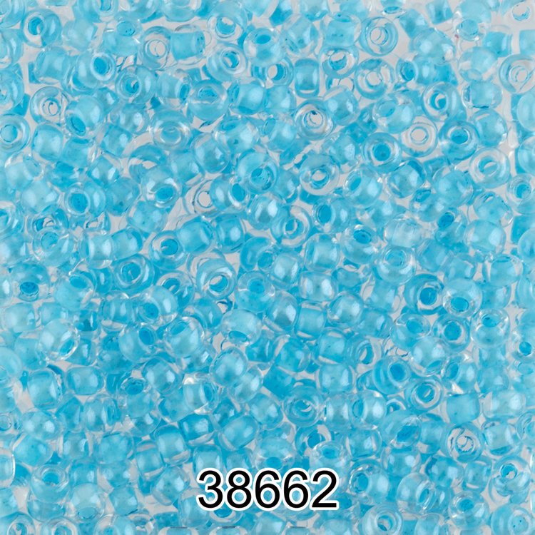 

Бисер Preciosa круглый 5 10/0, 2,3 мм, 500 г, цвет 38662 светло-лазурный, Синий