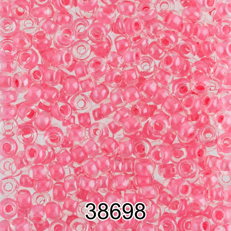 

Бисер Preciosa круглый 5 10/0, 2,3 мм, 500 г, цвет 38698 малиновый, Красный