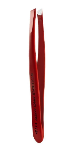 

Пинцет для бровей EXPERT 11 TYPE 3r красный Staleks PRO TE-11/3r