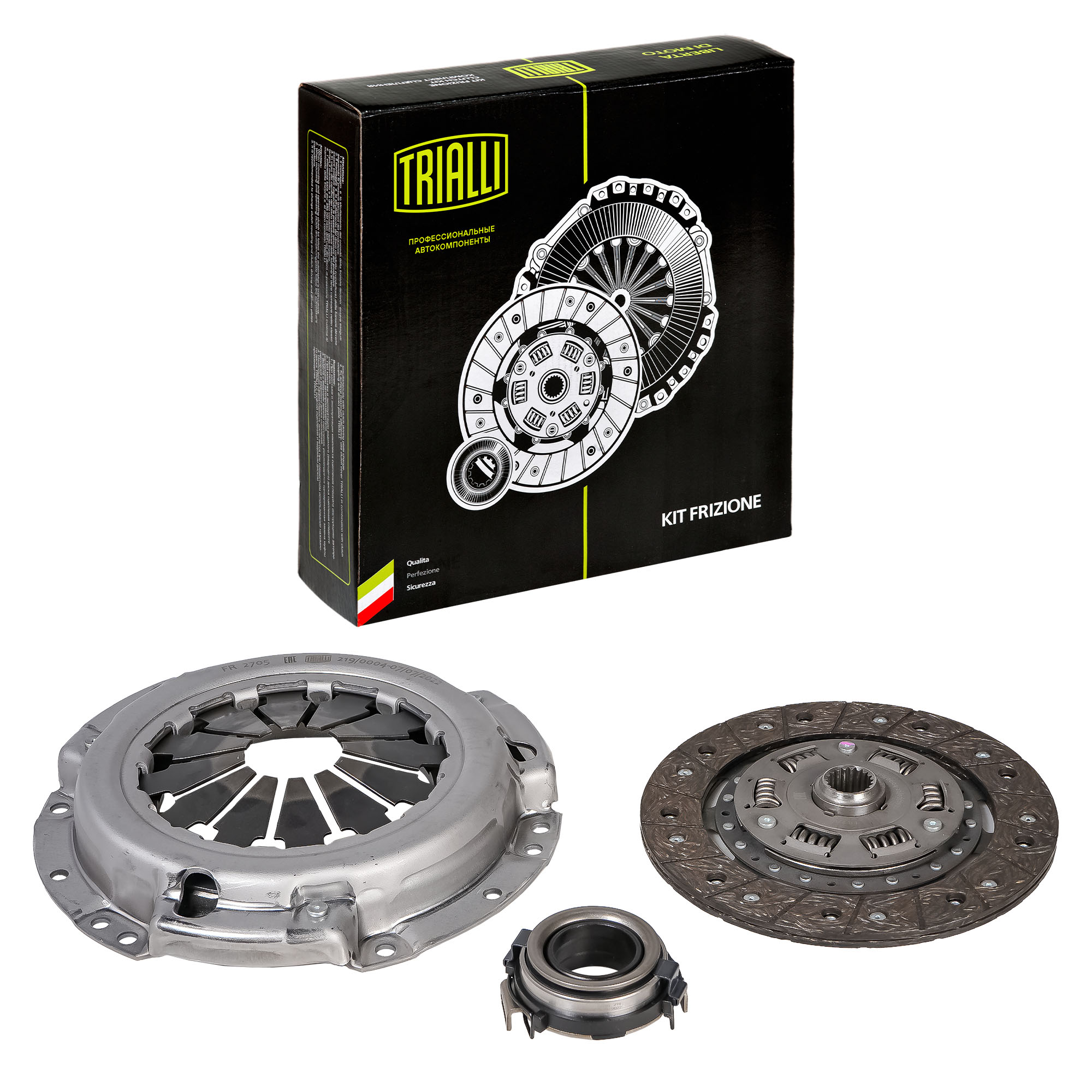 

кмпл. сцепл. в сборе Geely MK 08-/ MK Cross 10-/ Оtaka CK 07- 1.5i с муфтой TRIALLI FR2705