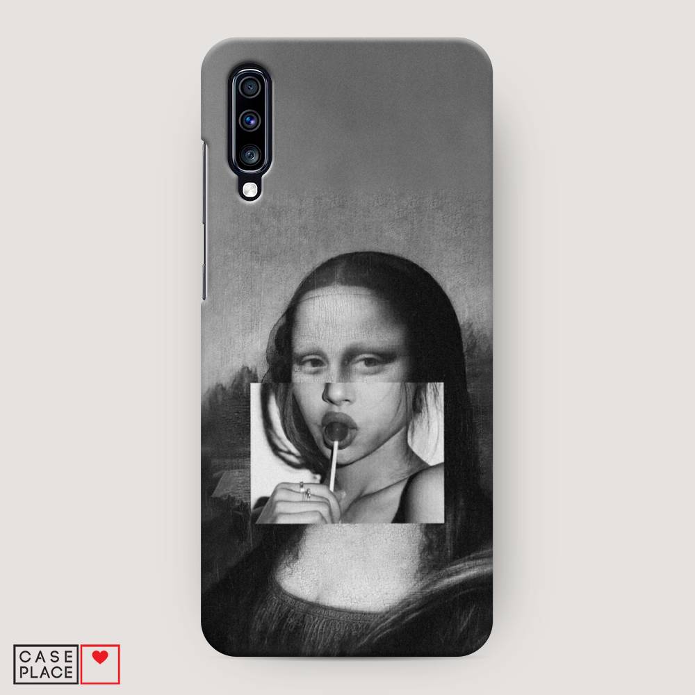 

Пластиковый чехол "Mona Lisa sucking lollipop" на Samsung Galaxy A70, 28120-7