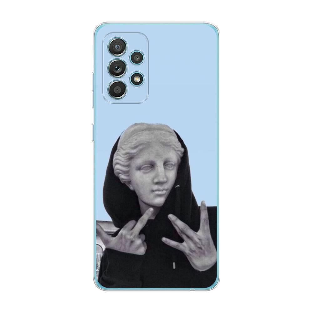 

Чехол Awog на Samsung Galaxy A33 5G / Самсунг A33 5G "SWAG статуя", Голубой, 2104450-9
