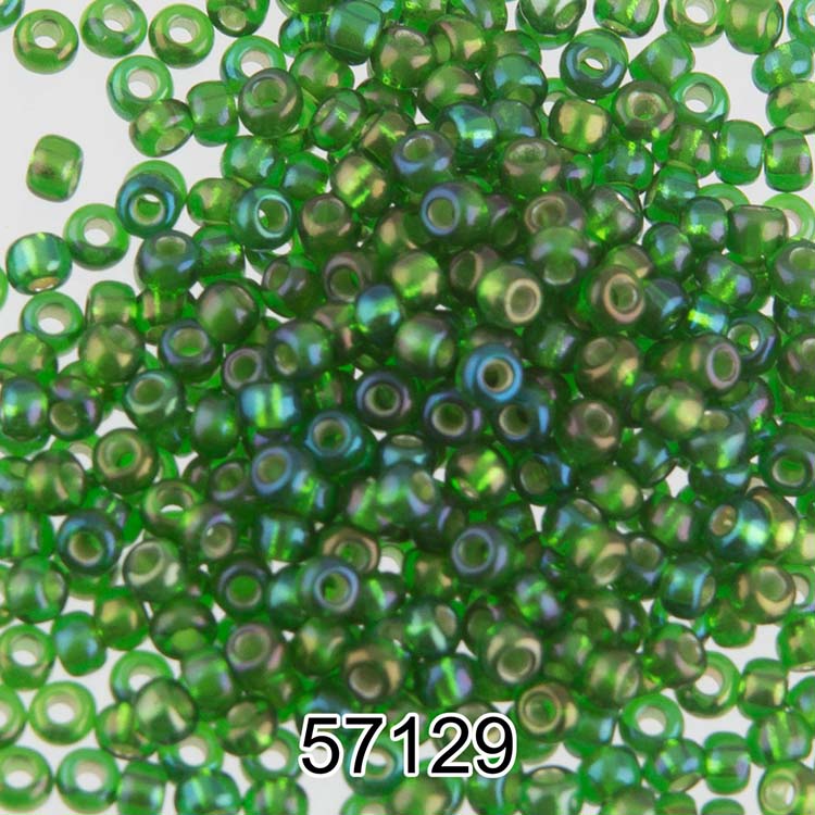 

Бисер Preciosa круглый 5 10/0, 2,3 мм, 500 г, цвет 57129 зеленый