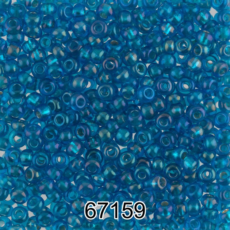 

Бисер Preciosa круглый 5 10/0, 2,3 мм, 500 г, цвет 67159 голубой