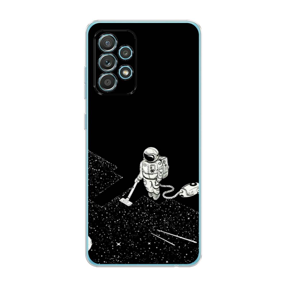 

Чехол Awog на Samsung Galaxy A33 5G / Самсунг A33 5G "Космонавт с пылесосом", Белый, 2104450-4
