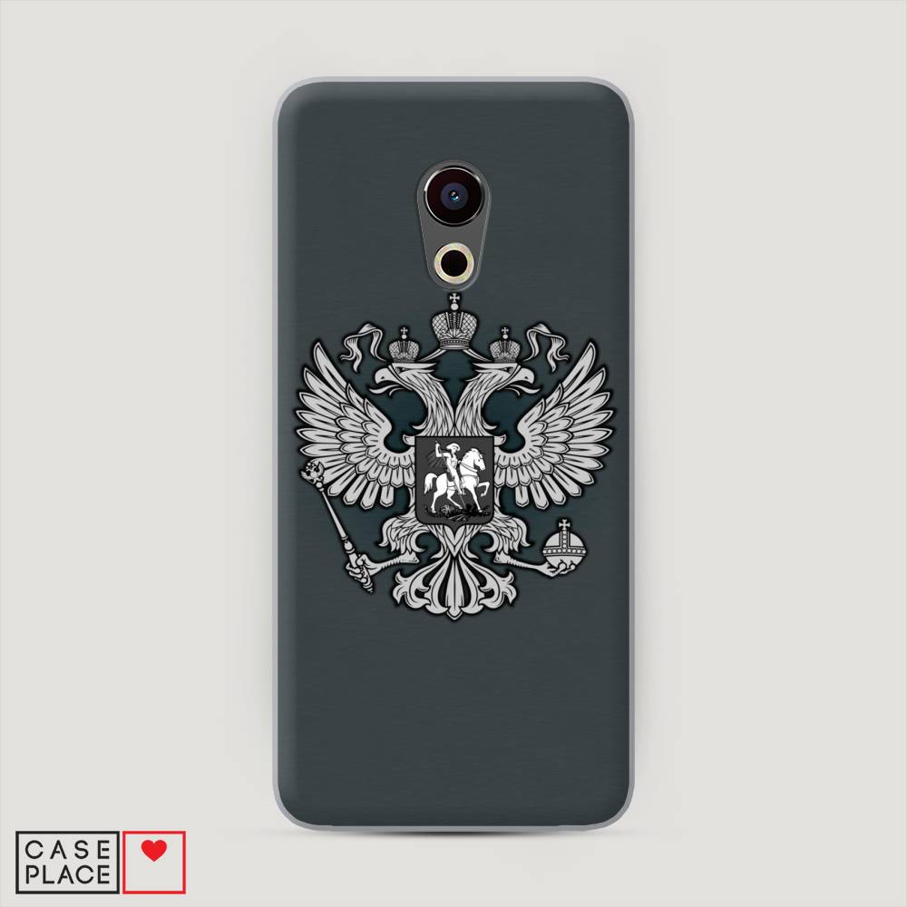

Чехол Awog "Герб России серый" для Meizu Pro 6