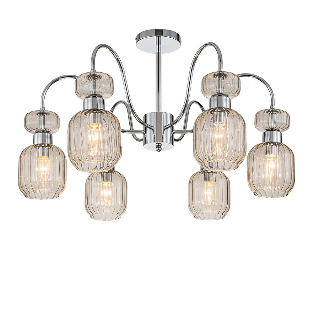 

Светильник потолочный Escada Gloss 1141/6PL Chrome Beige, Escada Gloss 1141/6PL Chrome/Beige