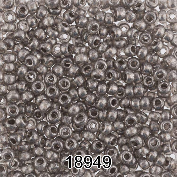 

Бисер Preciosa круглый 6 10/0, 2,3 мм, 500 г, цвет 18949 серый