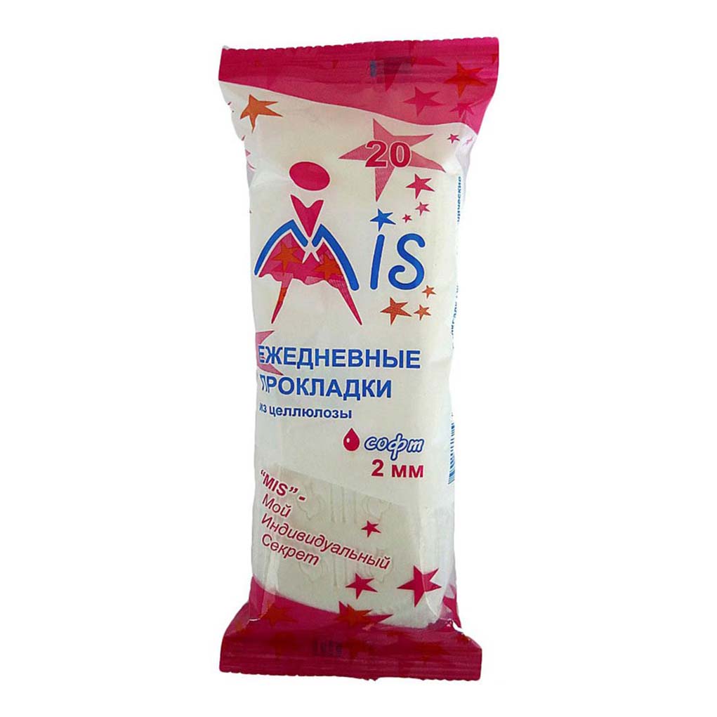 

Ежедневные прокладки Mis Soft ежедневные 20 шт, Белый