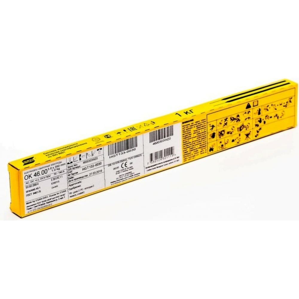 ESAB Сварочные электроды OK 46.00 3,0 x 350 мм 1,0 кг 4600303WZ0