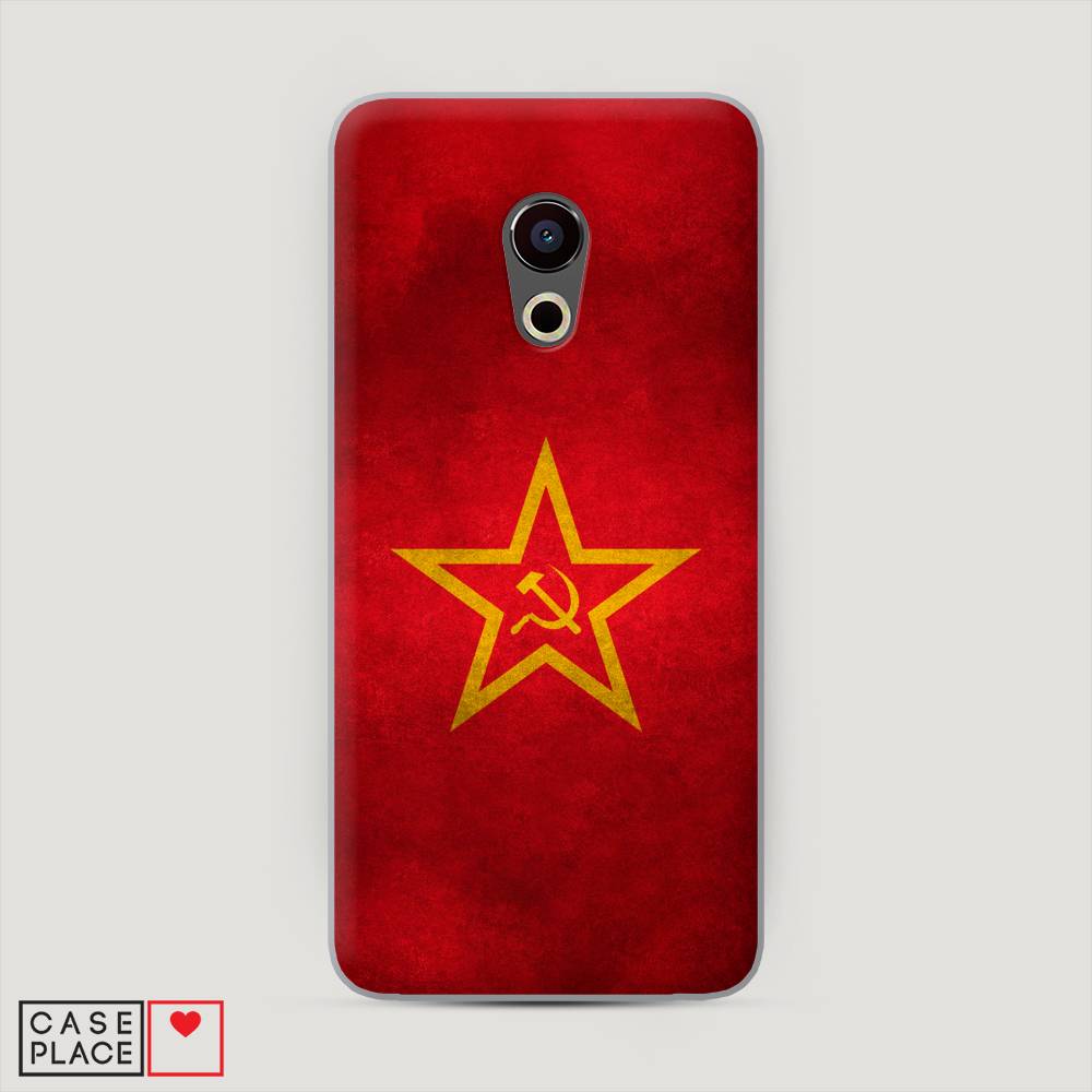 фото Чехол awog "красное знамя" для meizu pro 6