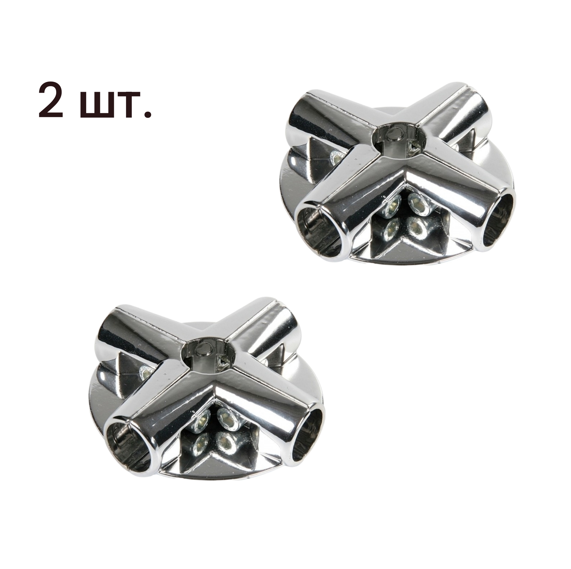 

Держатель трубы 230Uno14 d-25 мм четвертной с 4 полкодержателями, 2 шт